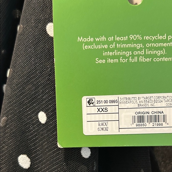 Black Polka Dot Mini Dress - Picture 4 of 9